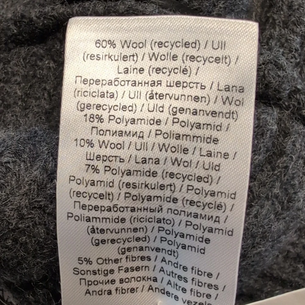 Ganni Gray Ribbed & Ruffled Sweater - Picture 8 of 9